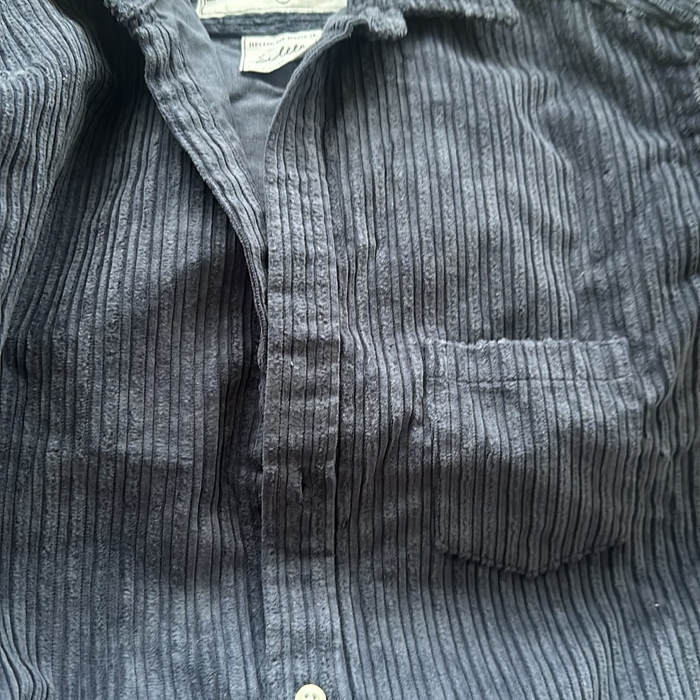 FRANK & EILEEN Eileen Relaxed Fit Corduroy Button-up Shirt Size XSS - Picture 6 of 6